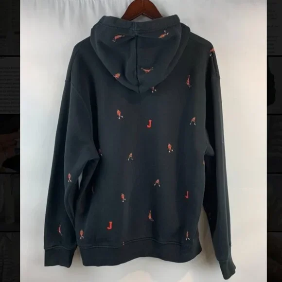 Nike Jordan Jumpman Screen-Printed Black Hoodie - Picture 6 of 7
